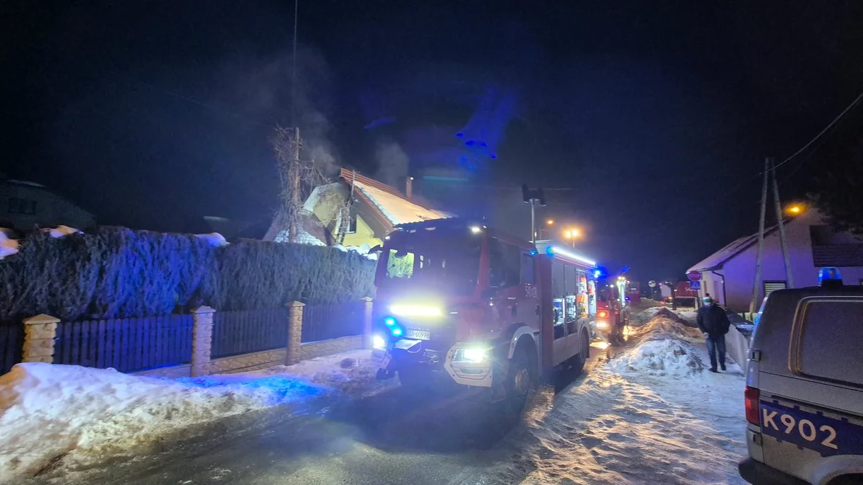 Pożar domu na Wierzbowej