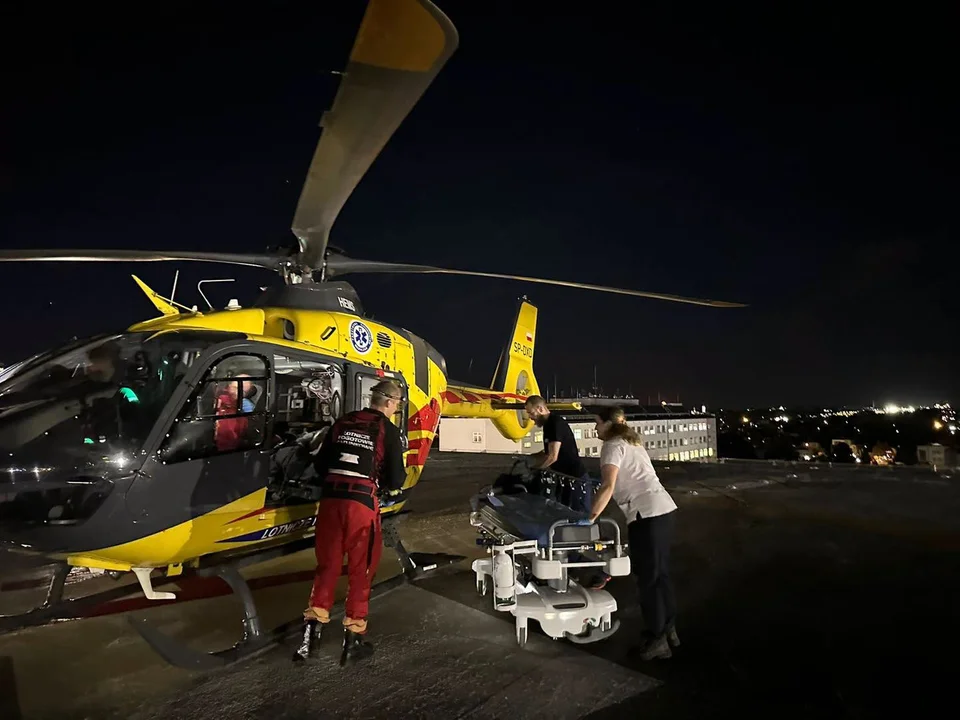 To nie Nowy Jork, to Rzeszów. Pierwsze lądowanie helikoptera na nowo wybudowanym lądowisku z parkingiem