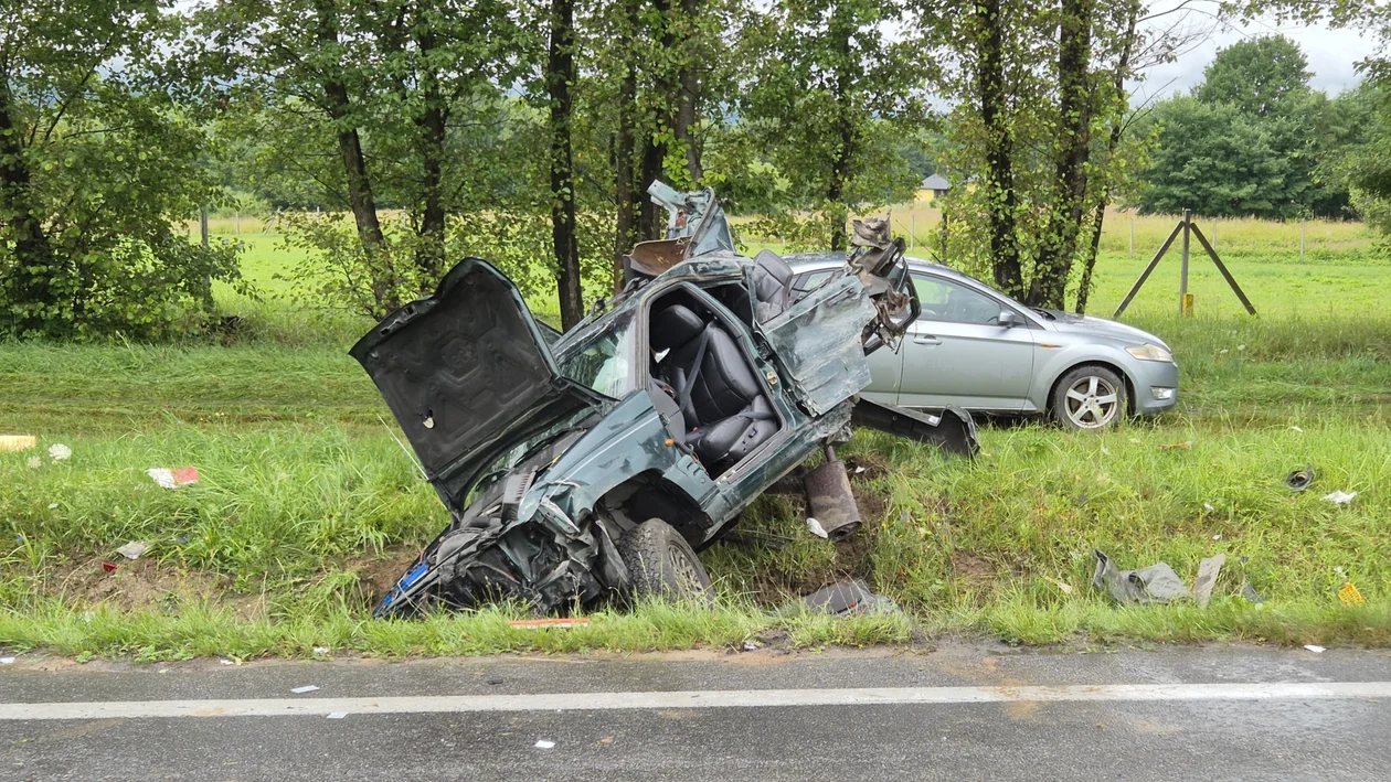 Wypadek w Bykowcach