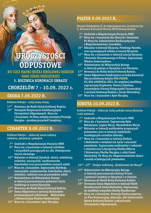 Moc imprez na Podkarpaciu w dniach od 8 do 11 września