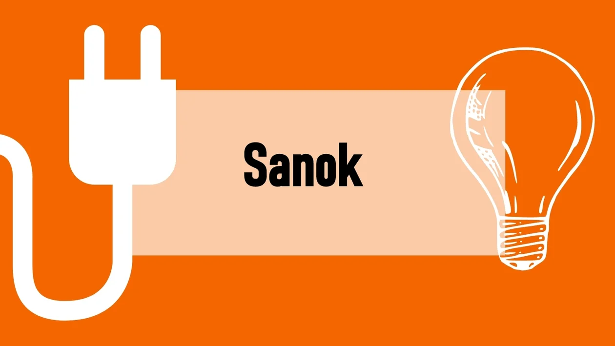Wyłączenia prądu rejon Sanok 4-8 maja 2023