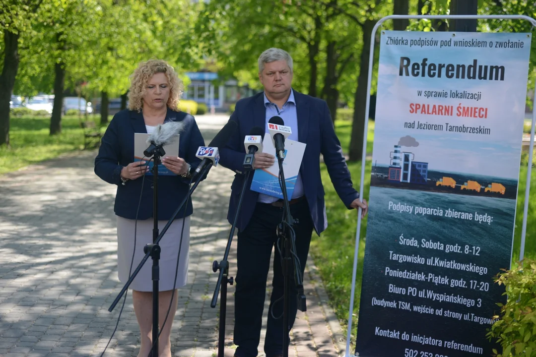 Rusza akcja zbierania podpisów pod wnioskiem o referendum ws. lokalizacji spalarni odpadów nad Jeziorem Tarnobrzeskim