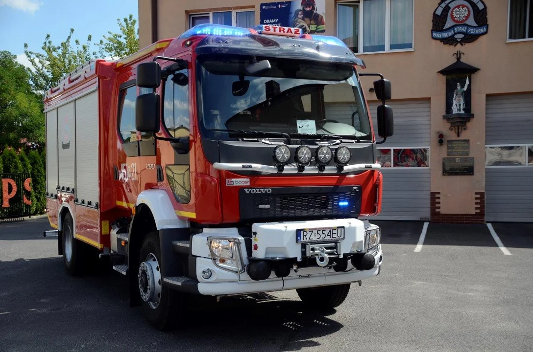 Nowe volvo w PSP Kolbuszowa. To najnowszy nabytek strażaków