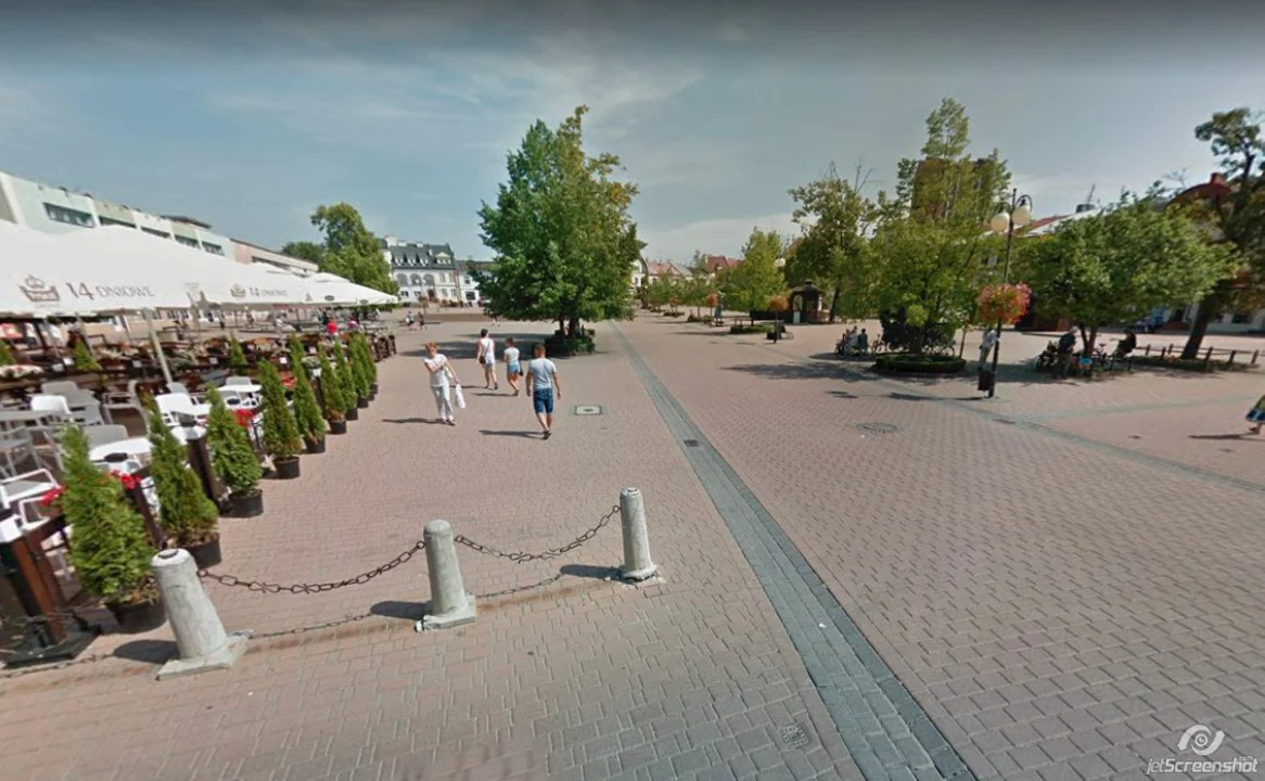 Rynki w podkarpackich miastach z Google Street View