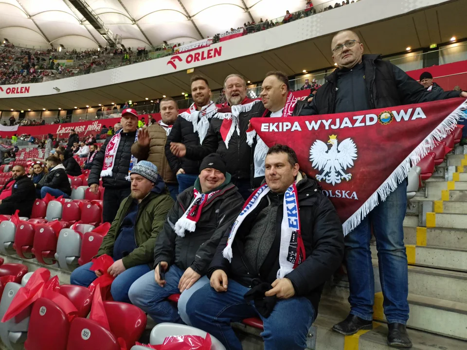 Zdjęcia z trybun mieleckiej ekipy wyjazdowej na meczu z Albanią