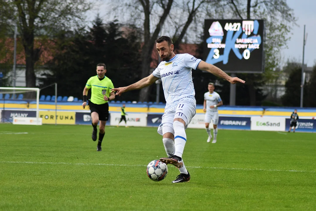 Fortuna 1. Liga: Stal Rzeszów - Sandecja Nowy Sącz (3:0)