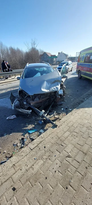 Czołowe zderzenie w regionie