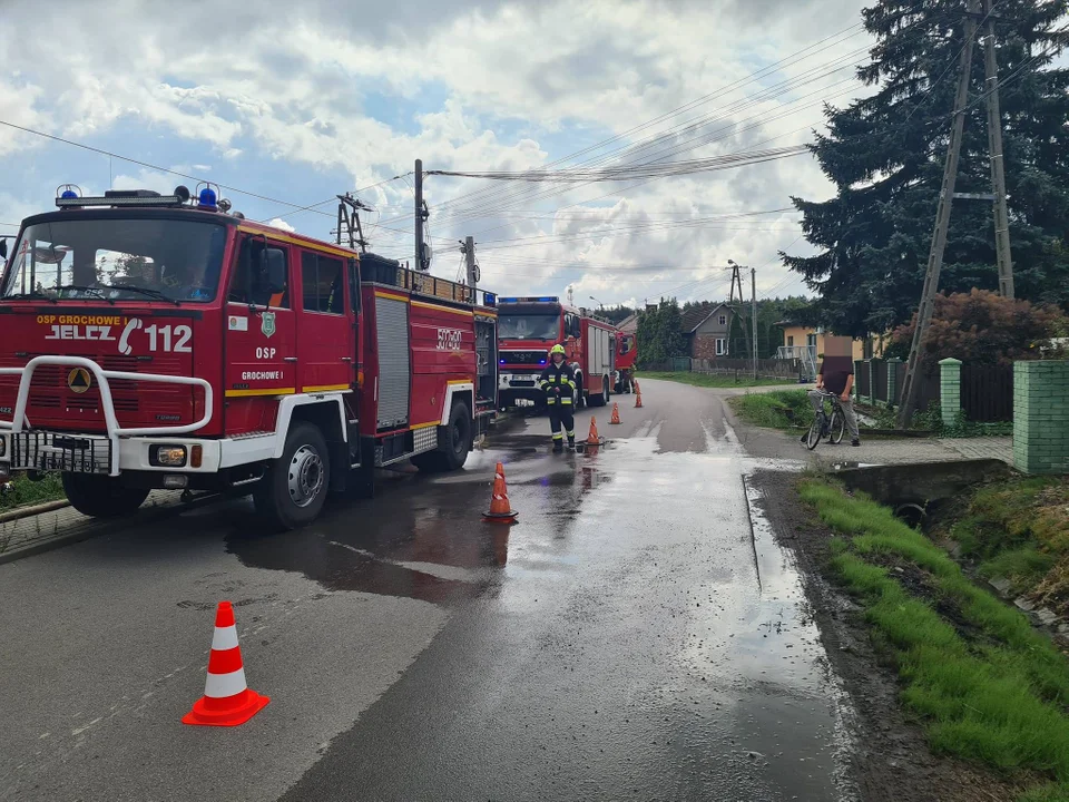 Pożar domu w Tuszowie Narodowym