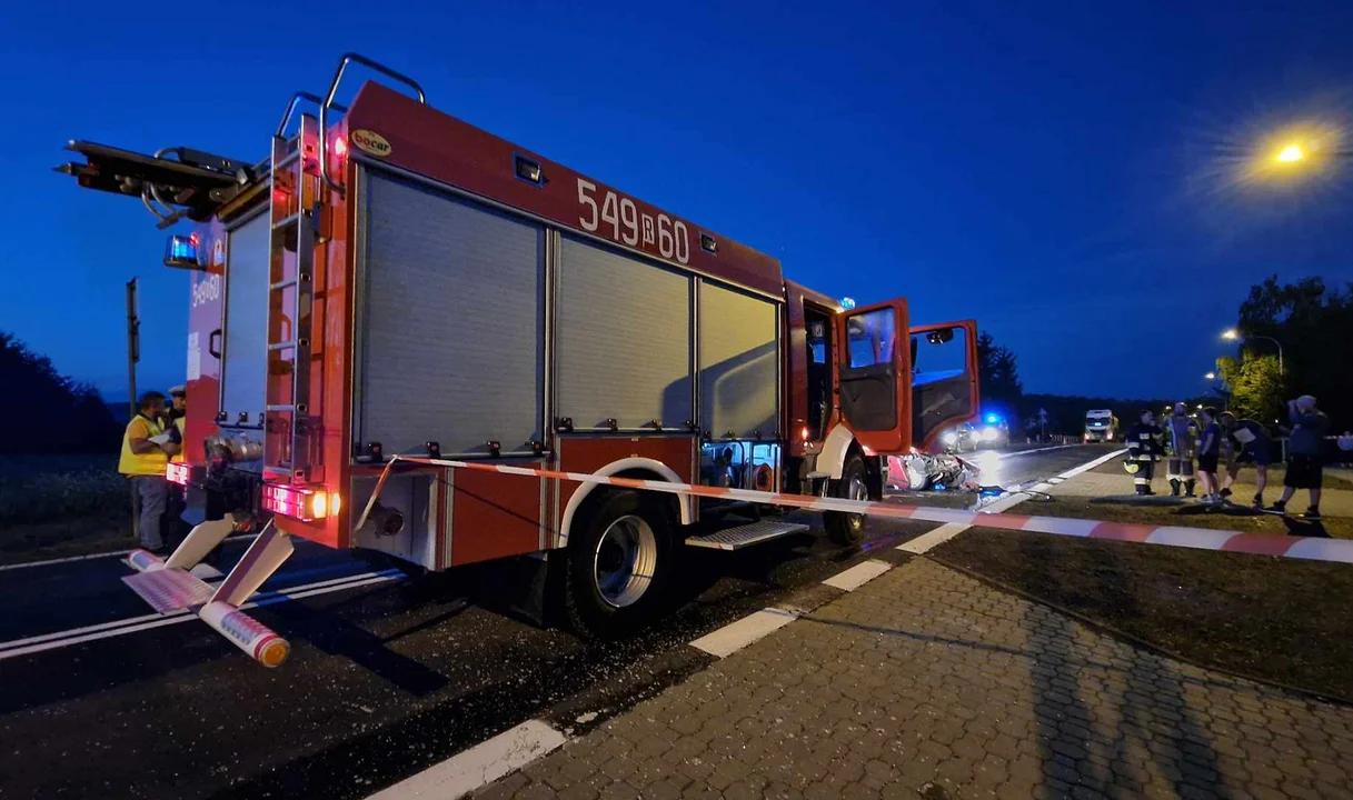 Wypadek w miejscowości Długie w gminie Zarszyn