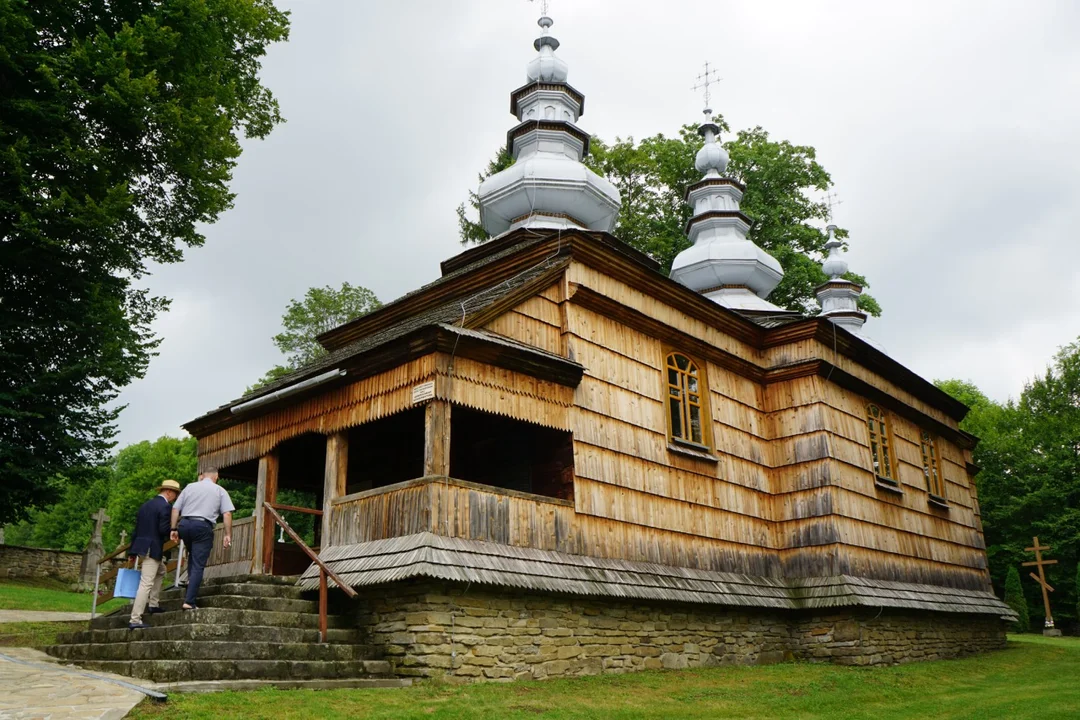 Remont cerkwi w Rzepedzi