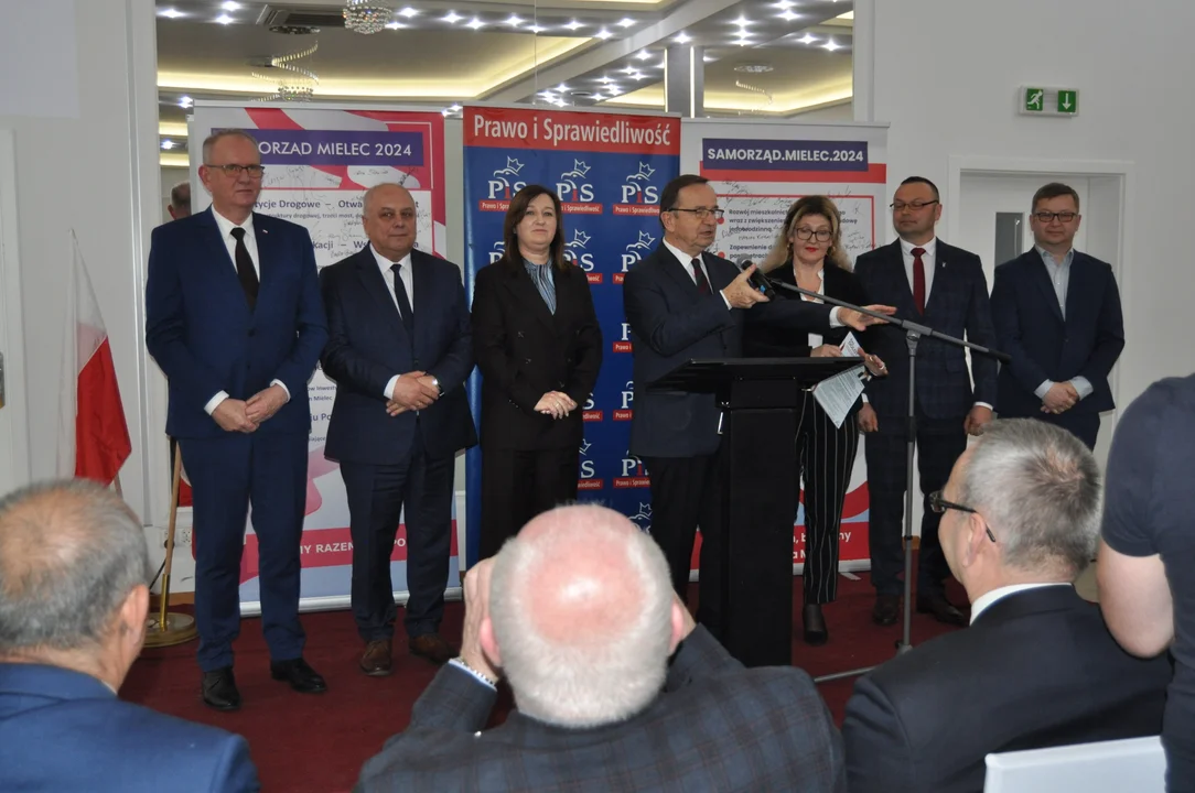 Spotkanie kandydatów Prawa i Sprawiedliwości w Mielcu