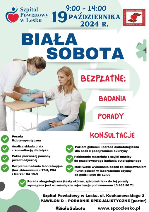 „Biała Sobota" w Szpitalu Powiatowym w Lesku