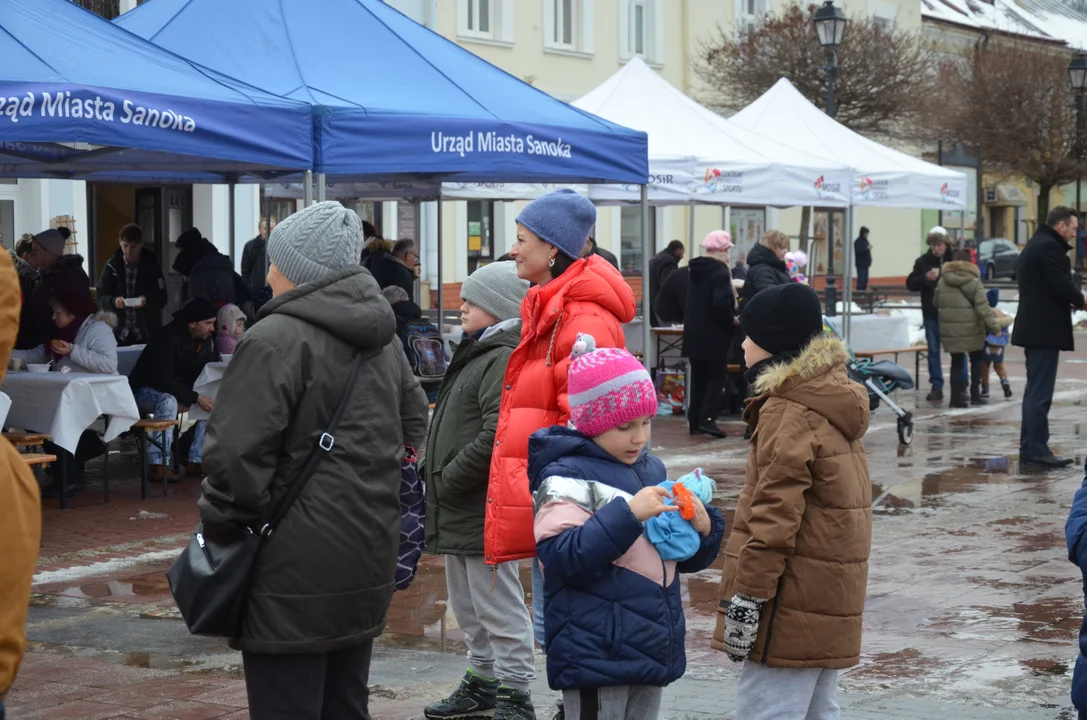 Wigilijne spotkanie na sanockim Rynku