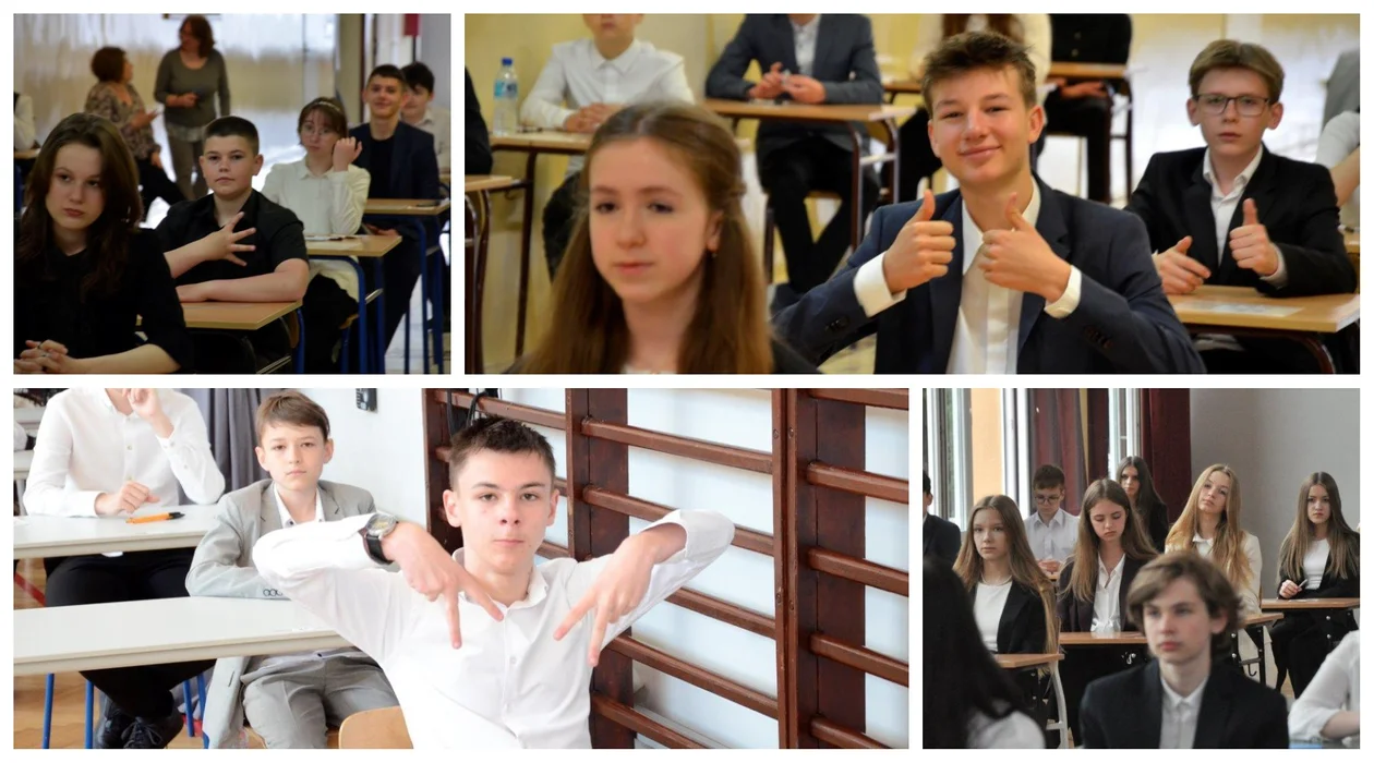 Ósmoklasiści z powiatu kolbuszowskiego podczas egzaminów 2023. Zobacz zdjęcia - Zdjęcie główne