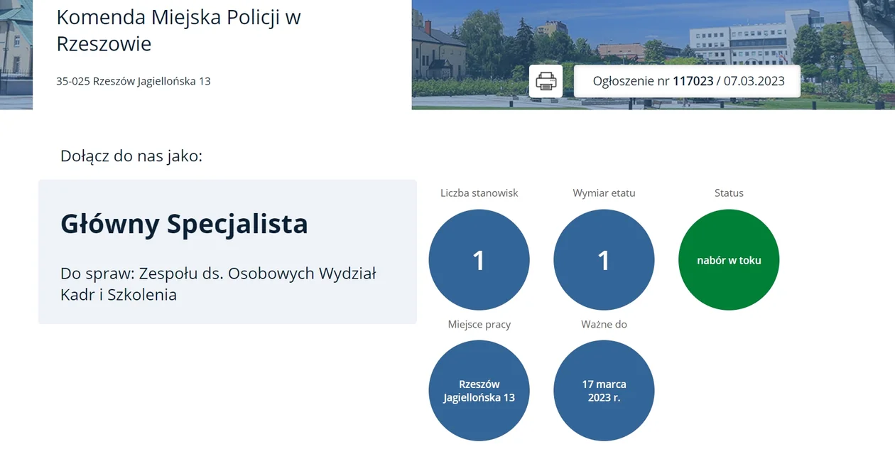 Chcesz pracować w wojsku, policji, albo straży pożarnej? Najnowsze oferty zatrudnienia na Podkarpaciu