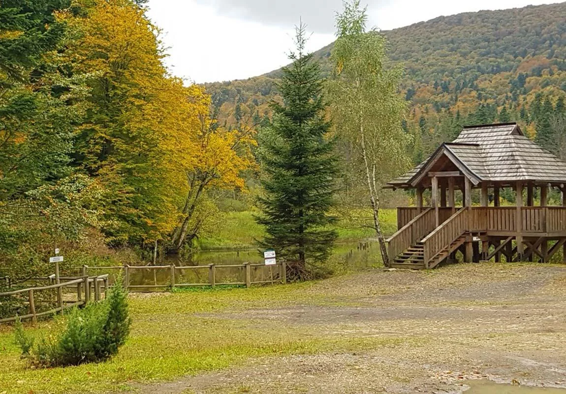 Wiata nad Jeziorkiem Borowym