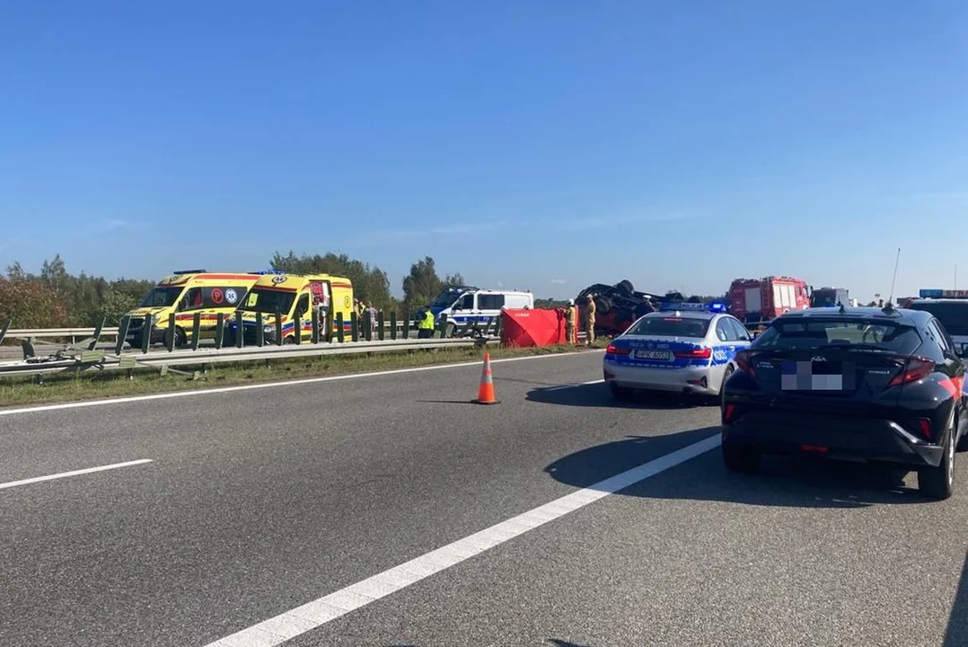 Wypadek na A4 koło Rzeszowa. Są ofiary śmiertelne