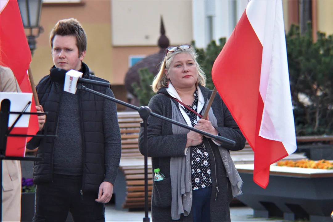 83. rocznica zbrodni katyńskiej - obchody na Rynku w Rzeszowie