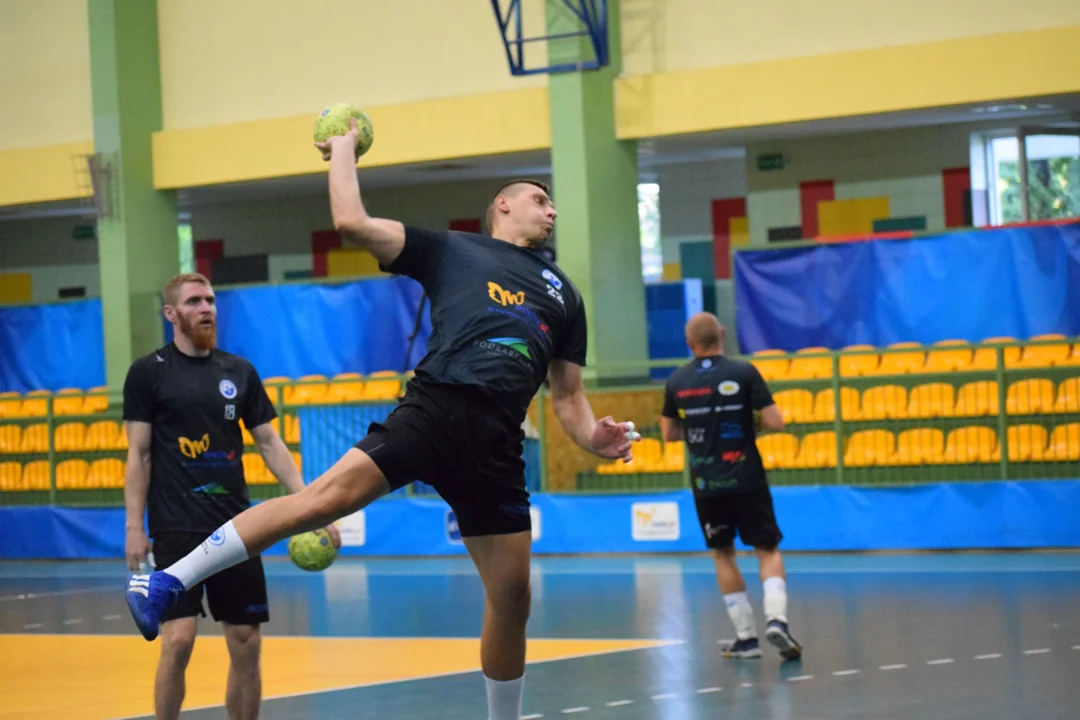 Handball Stal Mielec na treningu