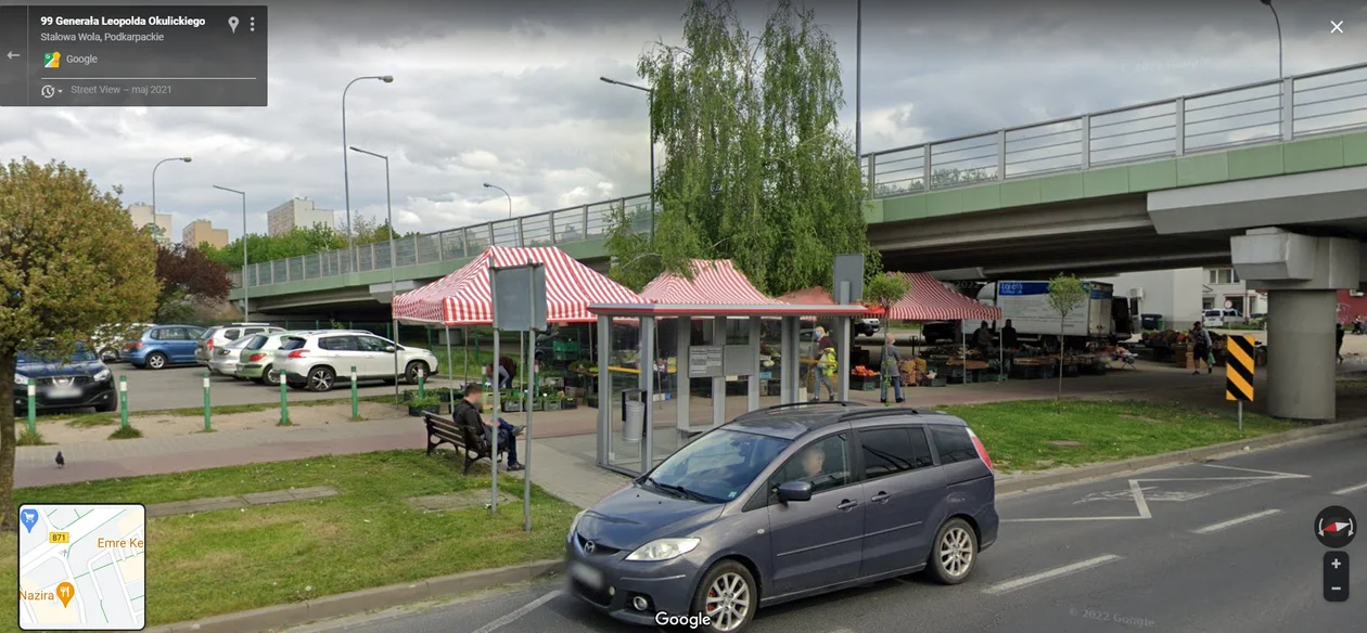 Google Street View 2021 - zdjęcia ze Stalowej Woli, Tarnobrzega i Grębowa