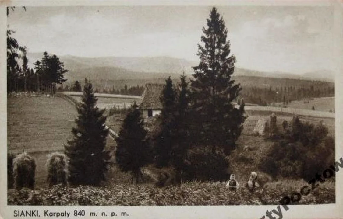 Jedno z gospodarstw w Siankach 1920 - 1935