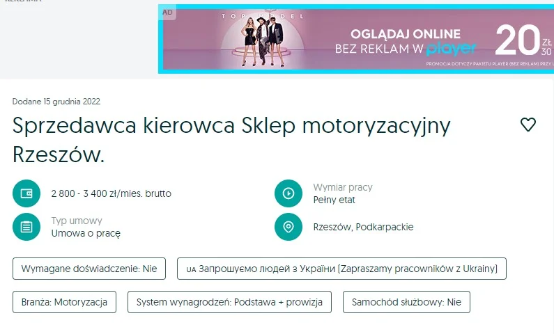 Sklep motoryzacyjny