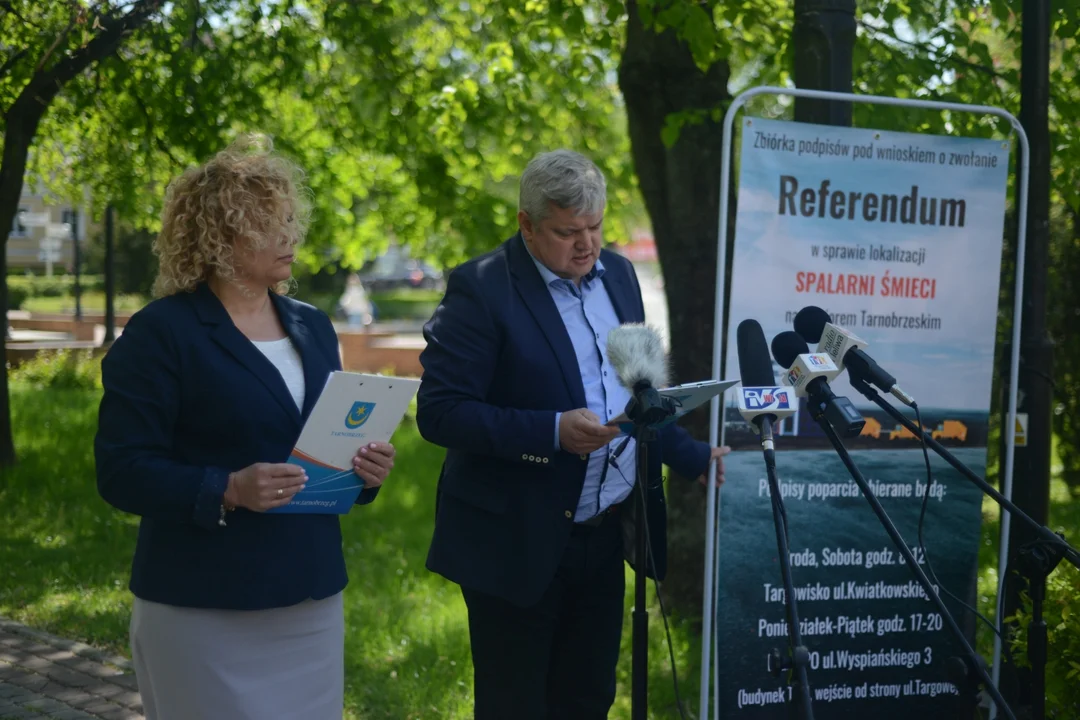 Rusza akcja zbierania podpisów pod wnioskiem o referendum ws. lokalizacji spalarni odpadów nad Jeziorem Tarnobrzeskim