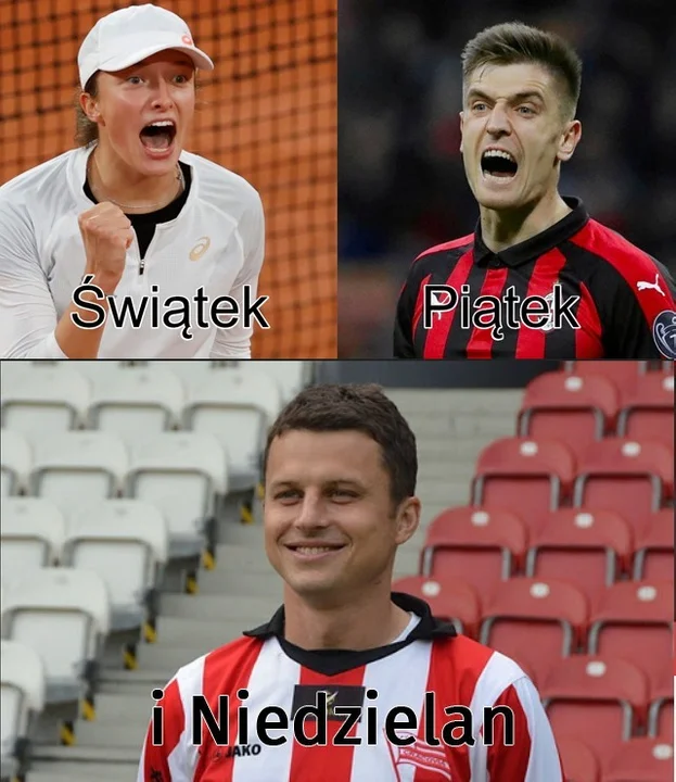 Co za sportowy weekend. Najlepsze memy po sukcesie Igi Świątek, medalu siatkarzy i awansie koszykarzy
