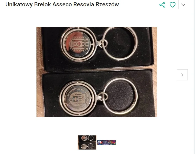 Unikatowy Brelok Asseco Resovia Rzeszów