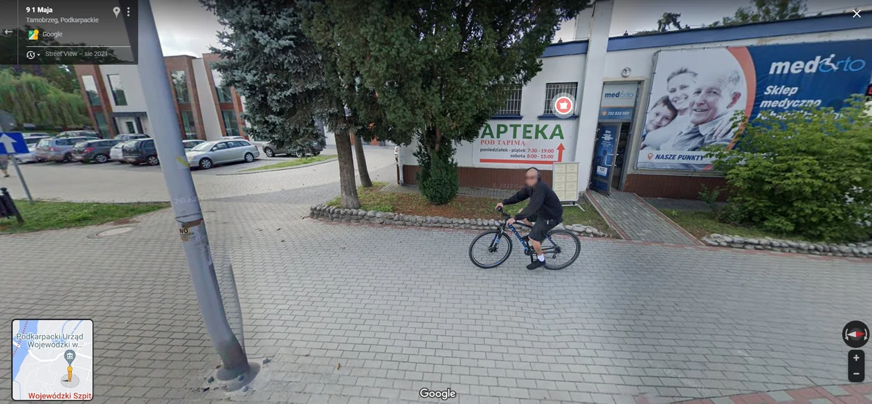 Google Street View 2021 - zdjęcia ze Stalowej Woli, Tarnobrzega i Grębowa