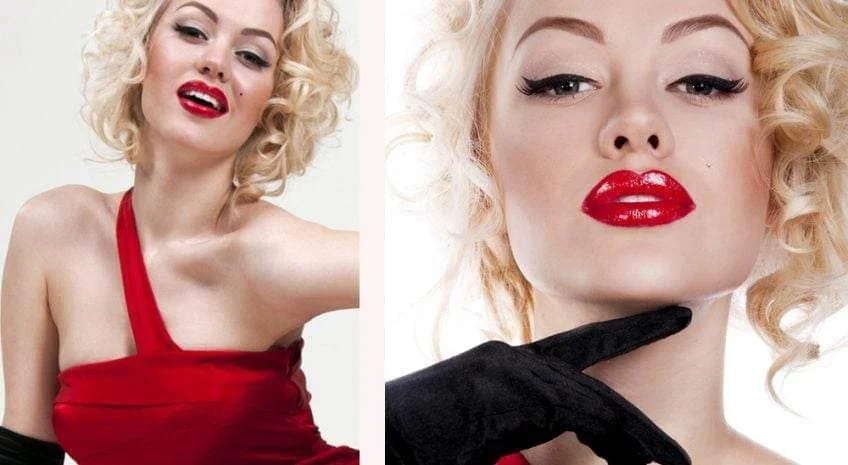 Studniówka 2023 r. z makijażem w stylu Marilyn Monroe. Czerwone usta podbijają parkiety! - Zdjęcie główne
