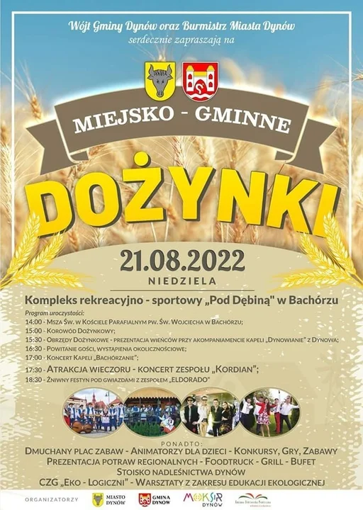 Koncerty, festiwale, dożynki - sprawdź, co będzie się działo w weekend 19-21 sierpnia