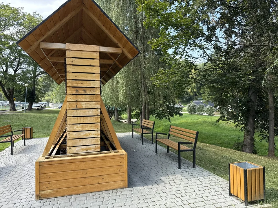 Tężnia solankowa w Ustrzykach Dolnych