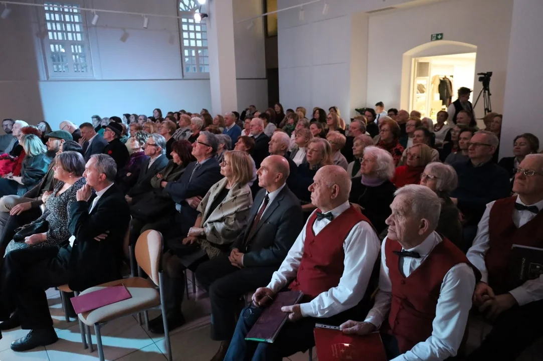 Stanisława Margańska w synagodze