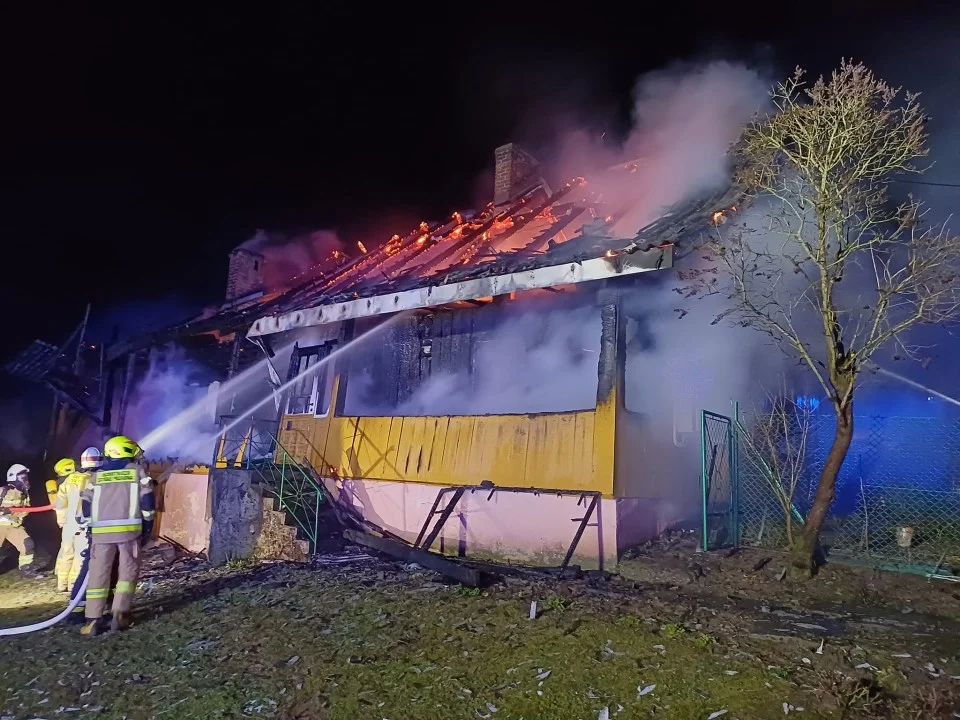 Pożar w Porażu
