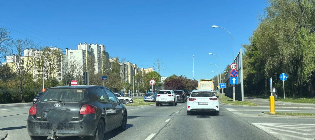 Utrudnienia ruchu w Rzeszowie