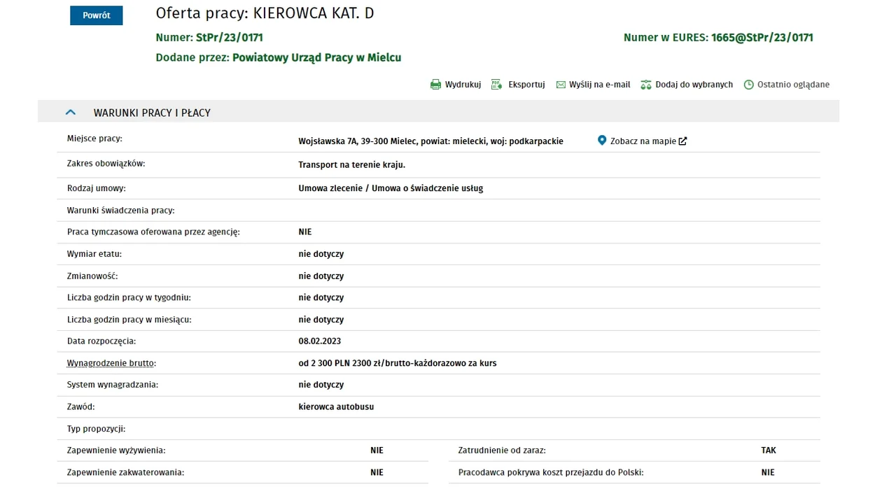 Nowe oferty pracy na Podkarpaciu. Szukają kierowców, fizjoterapeutów, a także pracowników na budowę S19