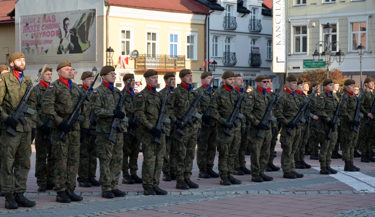 Uroczysta przysięga terytorialsów z Podkarpacia