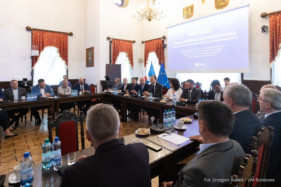 Spotkanie z wiceministrem w rzeszowskim ratuszu