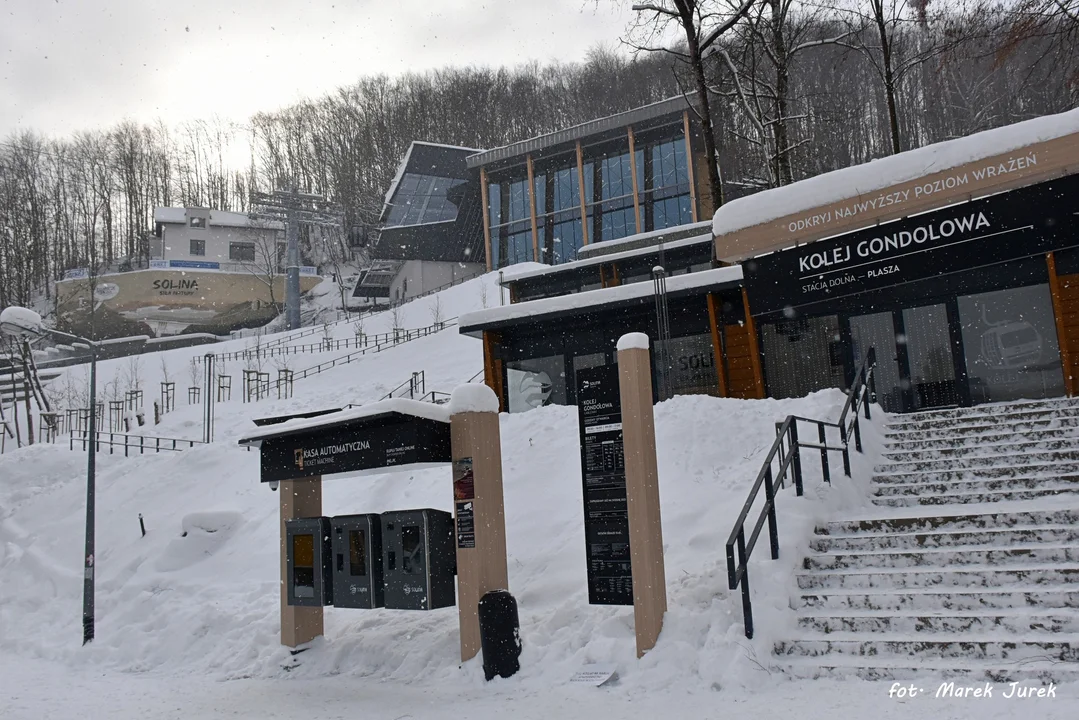 Polańczyk i Solina w zimie