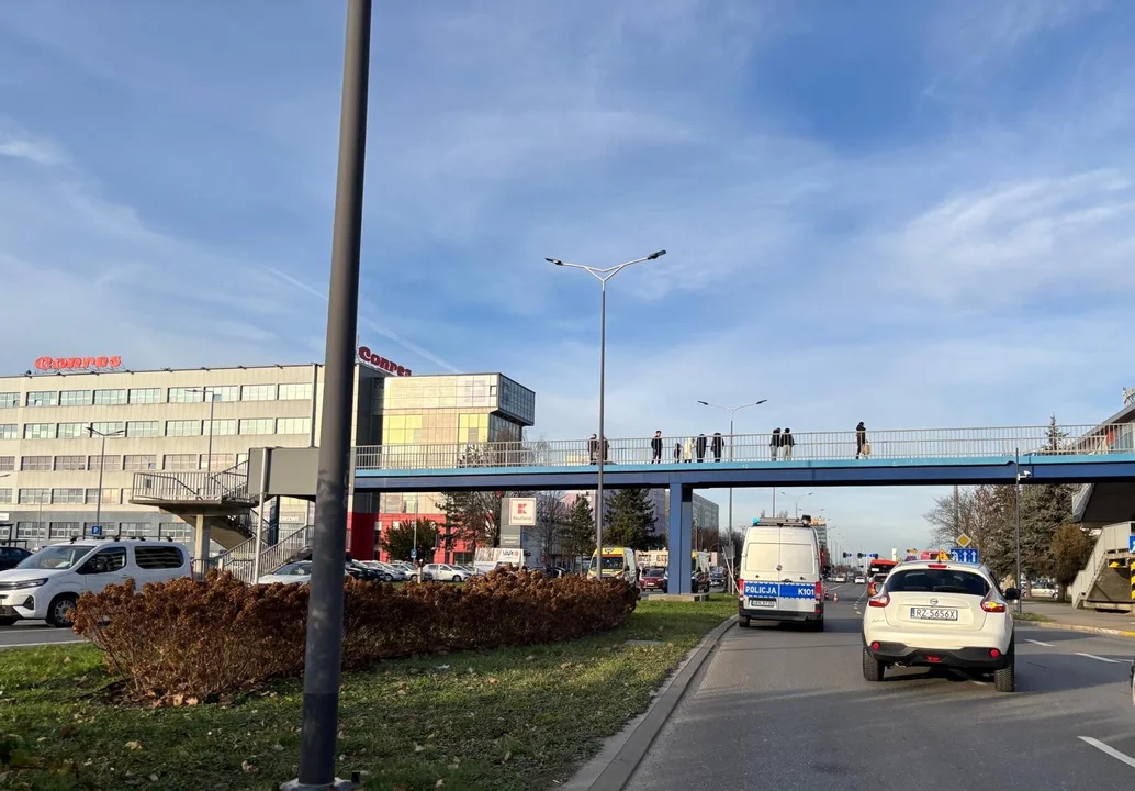 Wypadek na alei Rejtana w Rzeszowie