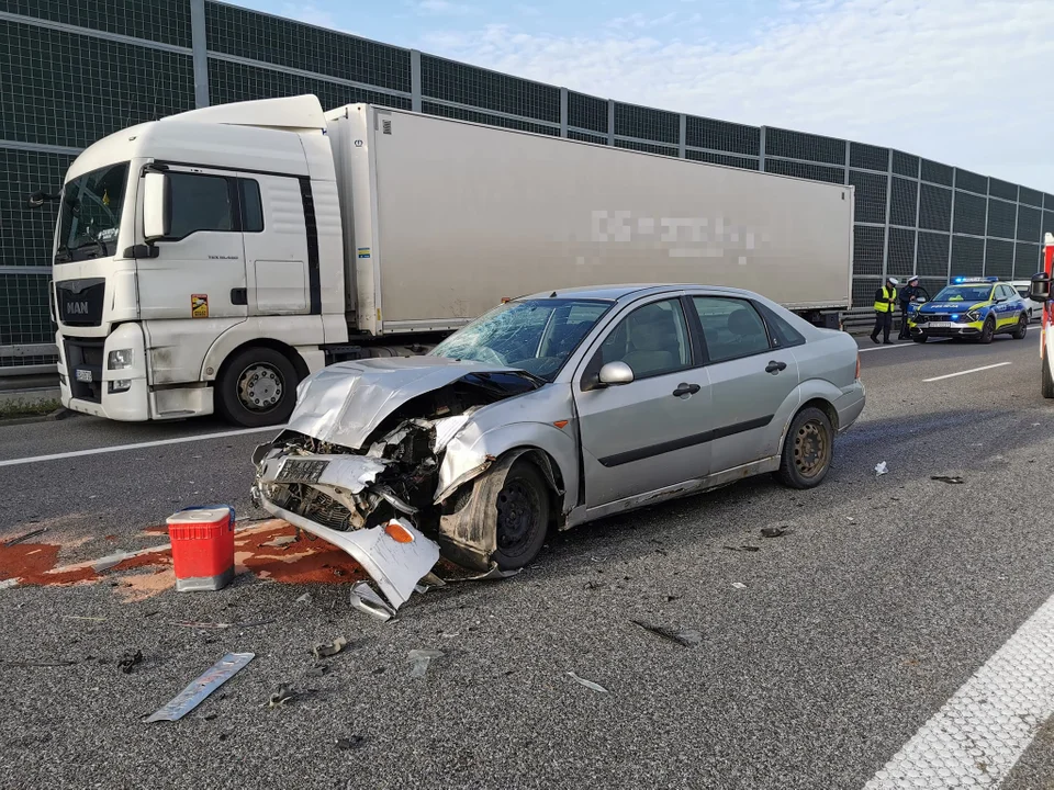 Karambol na autostradzie A4 w miejscowości Boreczek. Zobaczcie zdjęcia - Zdjęcie główne