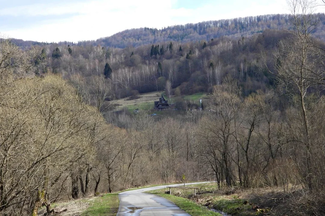 Widok na Bacówkę w Jaworcu