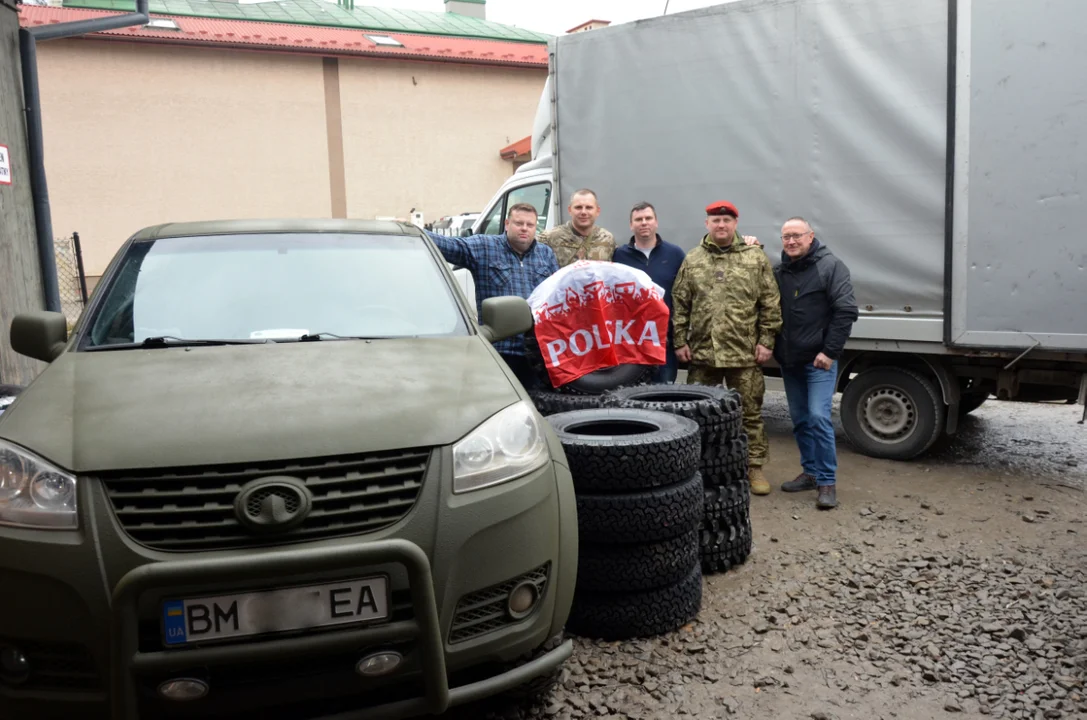 Ukraińscy żołnierze w Sanoku