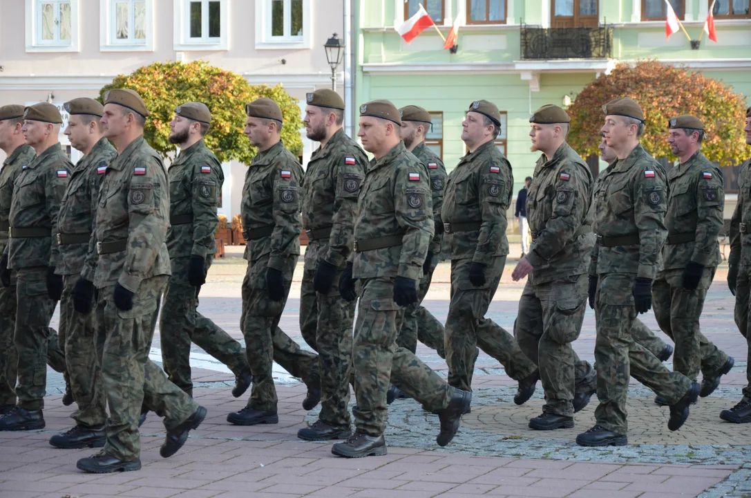 Uroczysta przysięga terytorialsów z Podkarpacia