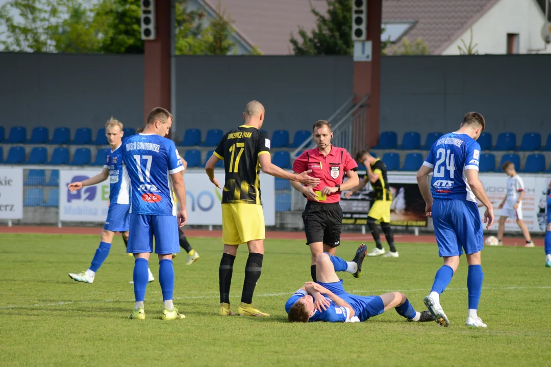 Trzecia liga, grupa 4: Wisła Sandomierz - Wieczysta Kraków 2:2