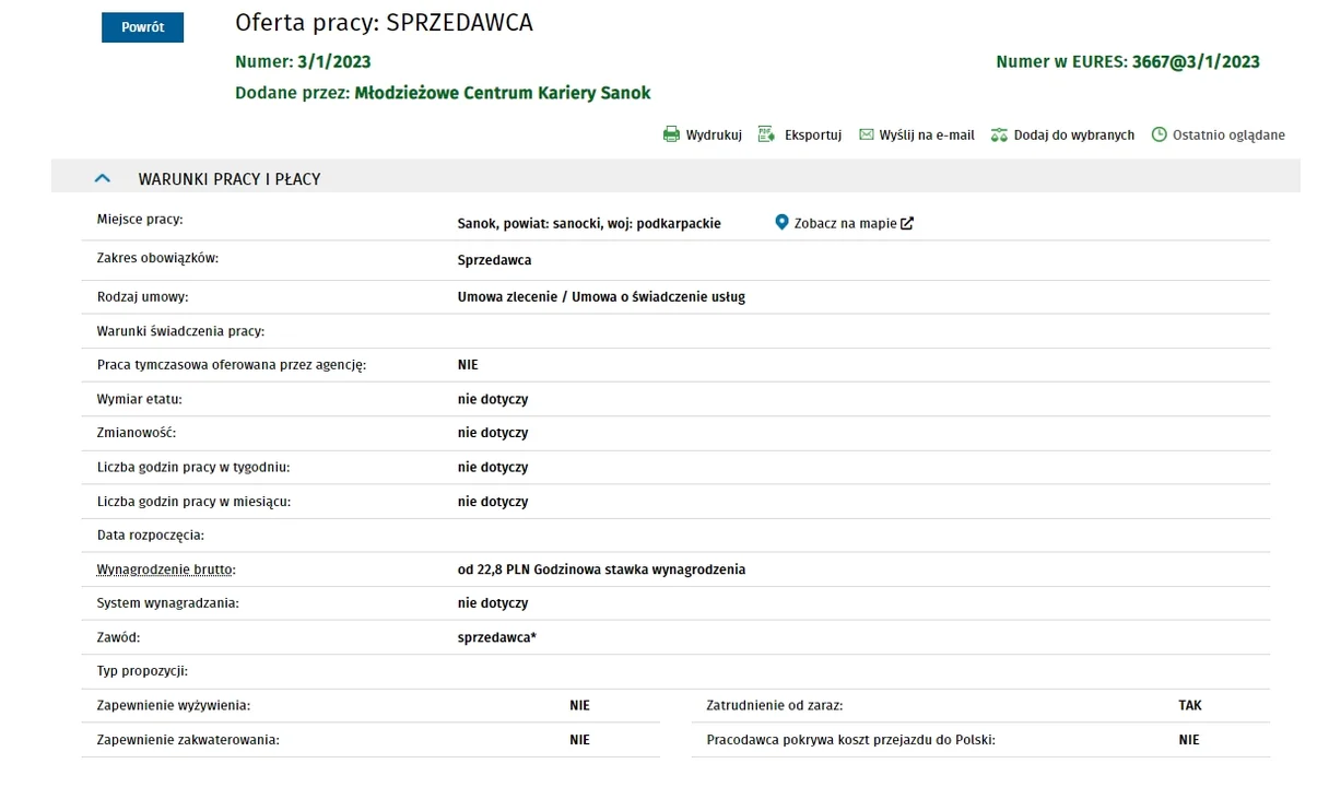 Praca na Podkarpaciu. Są oferty z wynagrodzeniem powyżej 5 tysięcy złotych brutto