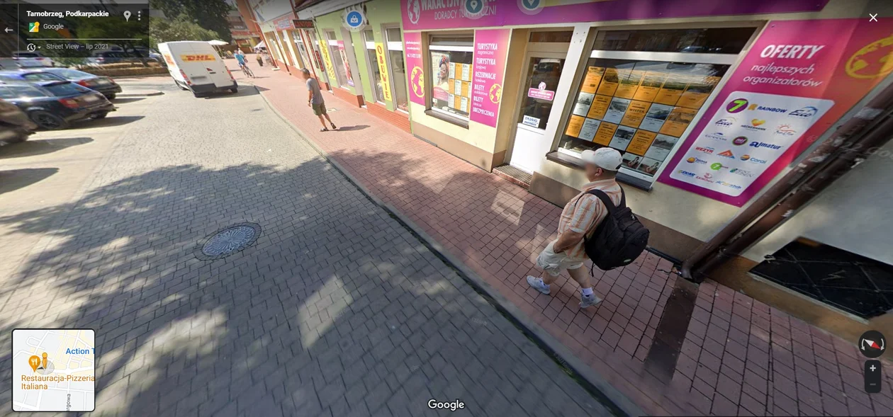 Google Street View - zdjęcia z 2021 roku z Tarnobrzega