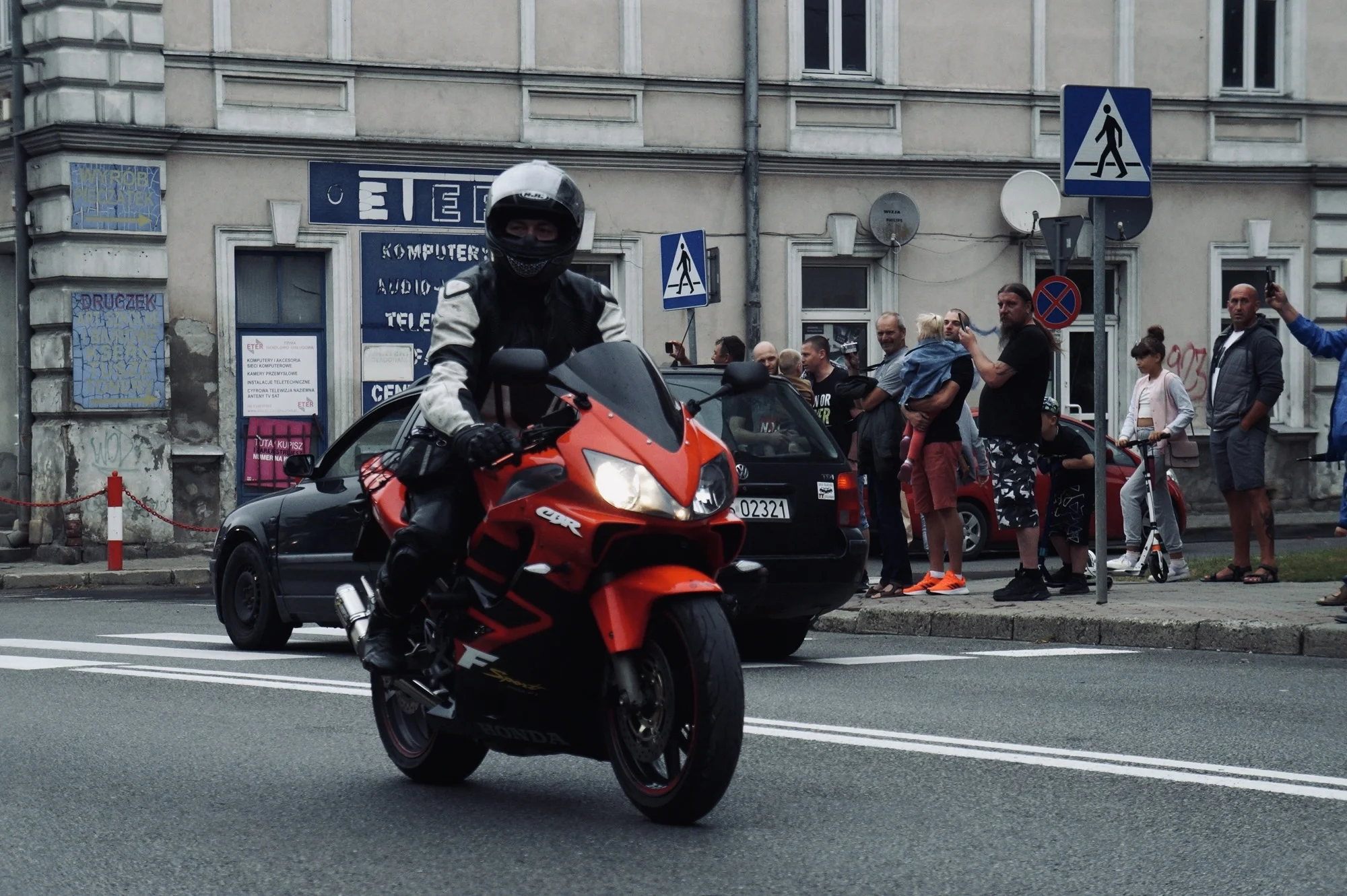 Pokaz trików na motocyklach - Lesko