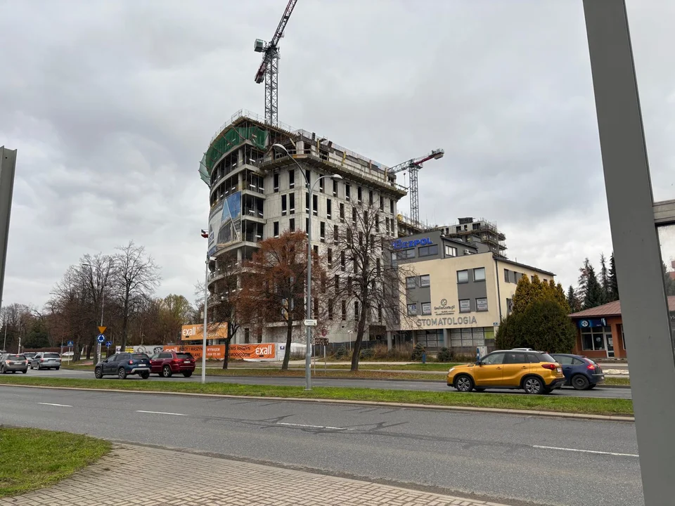 Budowa przy rondo Pobitno w Rzeszowie